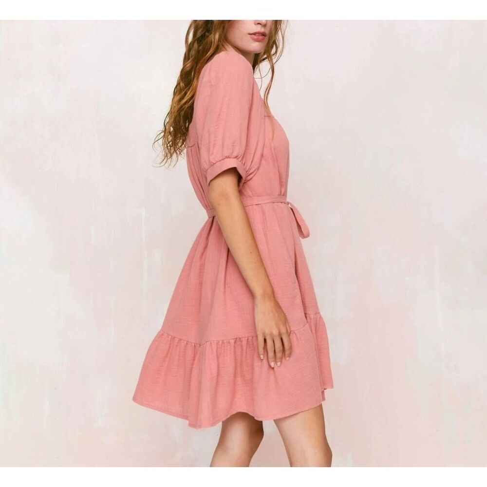 Christy Dawn The Berkley Dress in Santa Fe Pink sz Small